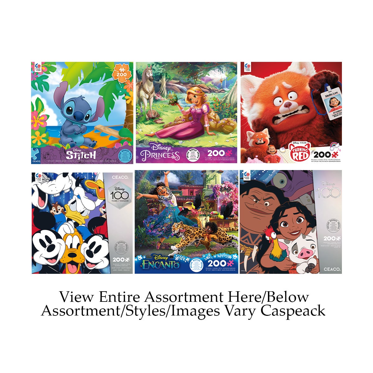 200PC DISNEY FRIENDS ASST (6) BL